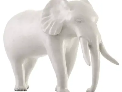 Elephant figurine 3D model