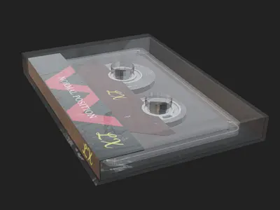 PBR Tape  Low-poly 3D model