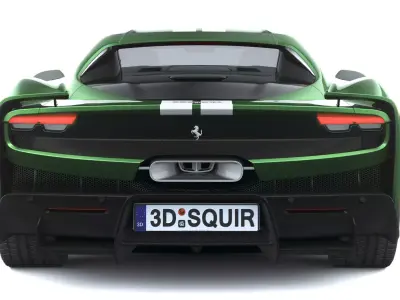 Ferrari 296 Speciale 2026 LowPoly Low-poly 3D model