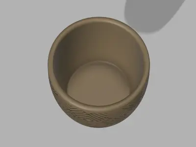 Realistic 3D Vase Model for Indoor and Outdoor Use 3D print model