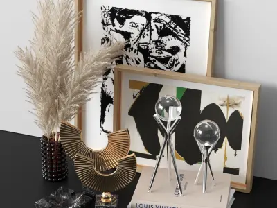 Decorative sets 015 3D model