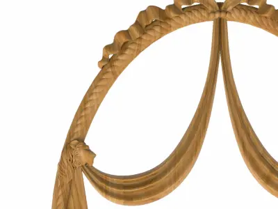 Carved picture frame STL 3D model 51