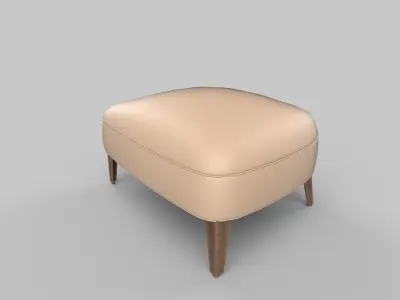 footrest Low-poly 3D model