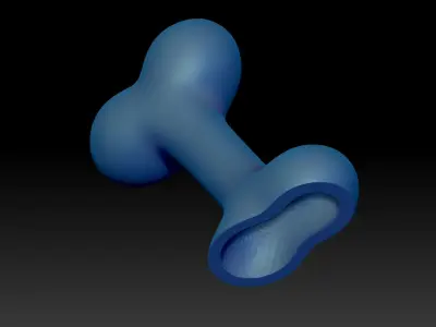 Decorative Dog Bone STL 3D Printing Model High-Polygon Free 3D print model