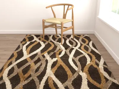 Rugs No 443 Low-poly 3D model