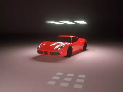 Ferrari 488 gtb 3D model