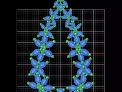 marquise and pear round jewelry ring  3D print model