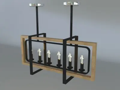 Decorative Chandelier 3D model