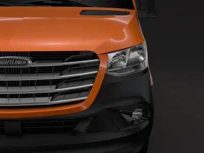 Freightliner Sprinter Panel Van L4H2 RWD 2020 3D model
