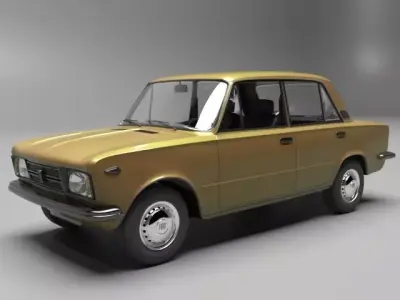  Fiat Premier 118 NE car 3D model