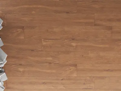 Wood floor Oak XVII century Brushed 3D model