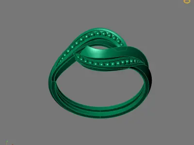 Women Plain Ring Ready STL 3DM Models Womens Rings 3D models 3D print model