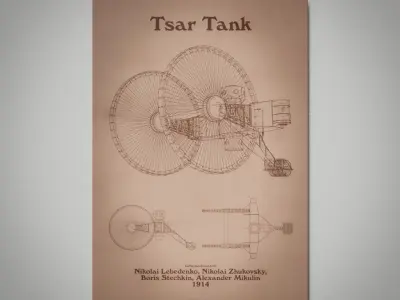 Battle Machines - Wall Pictures - Old Paper - Collection 1