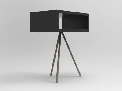 Zoya Side Table Low-poly 3D model