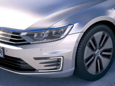 Volkswagen Passat Variant GTE 2018 3D model