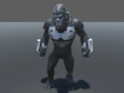 King Kong Animated 3D model 3D model