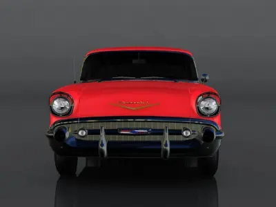 Chevrolet Bel Air Low-poly 3D model