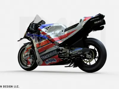 Aprilia RS-GP Trackhouse Racing MotoGP 2024 3D model