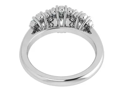 Round Halo Ring 3900 3D print model