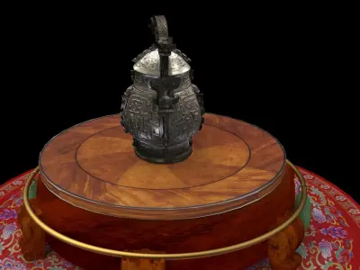 Chinese wine vessel  3D model
