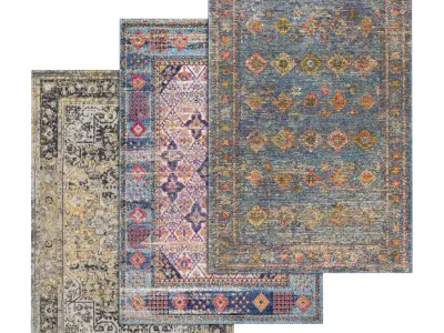 Rug Set 1571 3D model