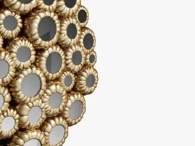 Decorative Mirror Buds 3D model