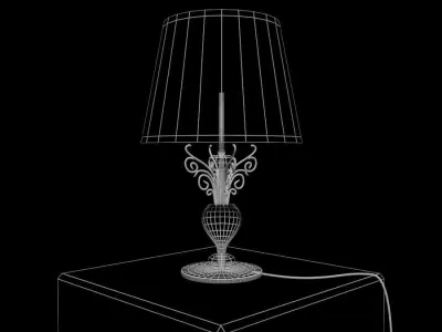 Table Lamp Free 3D model 4