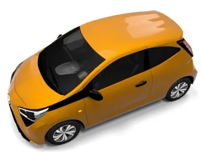 TOYOTA AYGO 3 DOOR Low-poly 3D model