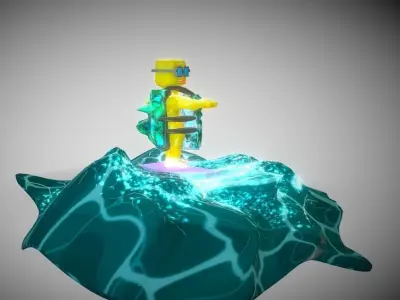 Bob The Boy Turtle  Low-poly 3D model