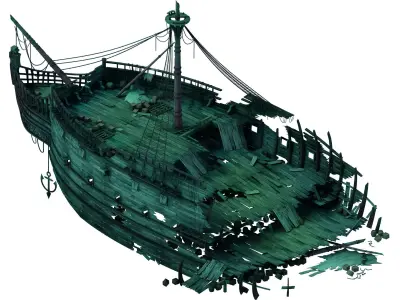 Game Shipwreck - Wreck Wreck 01 3D model