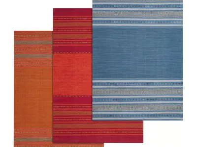 Rug Set 301 3D model