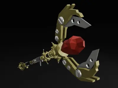 Staff of Fire 3D print model