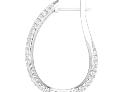 Women earrings 3D print model