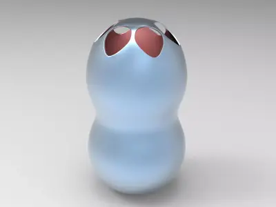 Zon Vase Low-poly 3D model