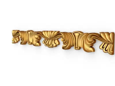 Classic decor ornament 74  3D print model