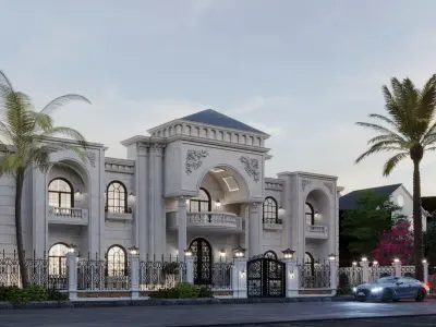 Exterior villa 3D model