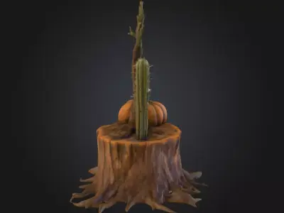 Deserted Harmony Low-poly 3D model