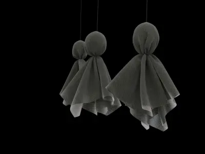 Halloween Ghost Decoration 3D model