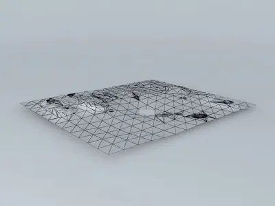 Moon Terrain Final Version Free 3D model