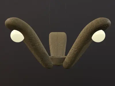 Candelier Petals 3D model