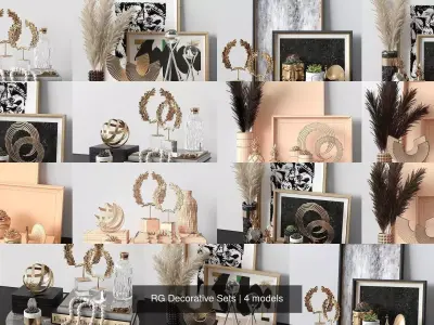 RG Decorative Sets 3D Model Collection