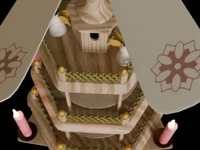 Christmas Pyramid 3D model