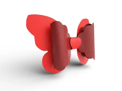 Bow 03 Low-poly 3D model
