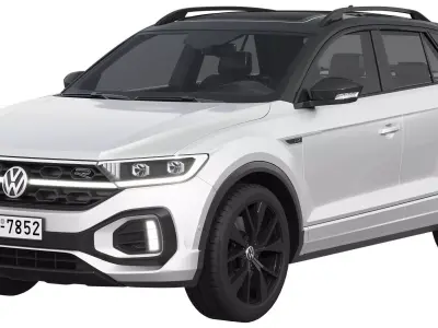 Volkswagen T-Roc R-line 2022 3D model
