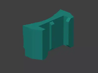 Scorpion R1 Chin Mount - GoPro Mount 3D print model