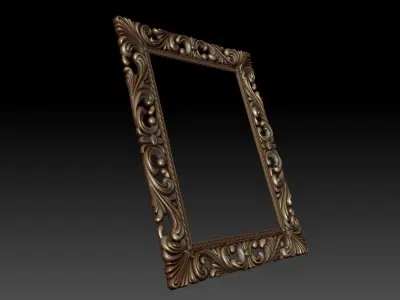 Decorative frame 2 3D model
