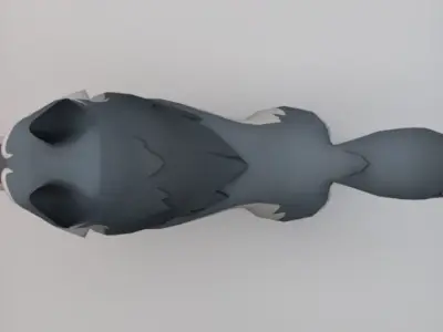 3D Wolf  Low-poly 3D model