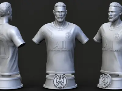 Neymar JR 3D Printable 3D print model