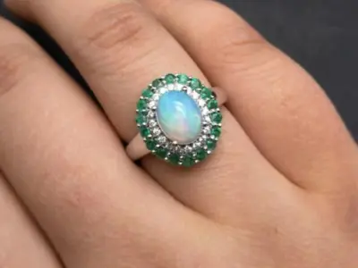 Opal ring  3D print model