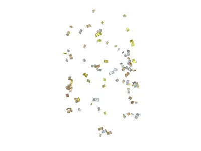 Monopoly Money v1 001 Low-poly 3D model